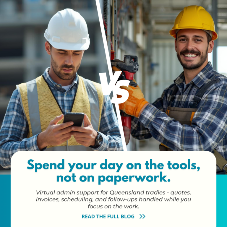 Virtual Admin Assistant Team for Tradesmen